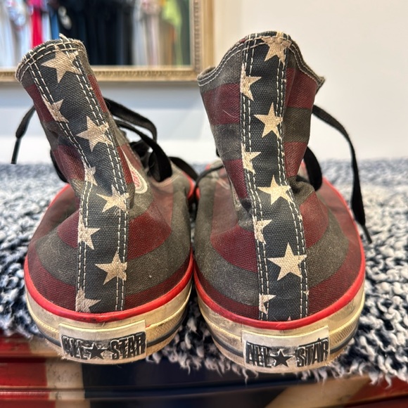 John Varvatos / Chuck Taylor Converse All Star stars n stripes high-tops - Picture 5 of 16